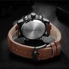 Watch - Water-Resistant Multiple Time Display LED Quartz Watch