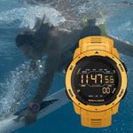 Watch - Water-resistant Outdoor Sports Pedometer Digital Watch