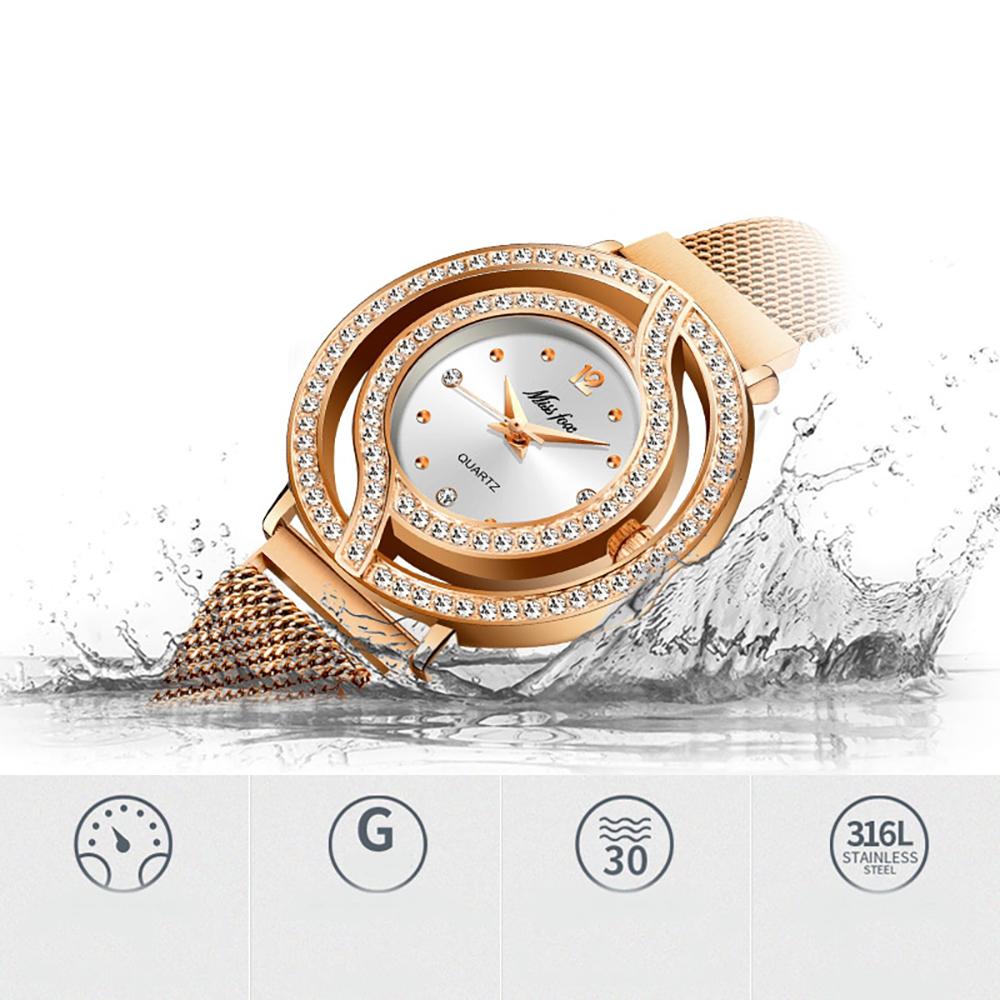 Watch - Waterproof Magnetic Mesh Band Quartz Watch