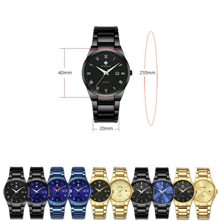 Watch - Waterproof Roman Numeral Fashion Quartz Watch