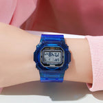 Transparent Case Multi-functional Sports Chronograph Watches