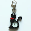 Wonderful Cat with Bow Tie Keychain Pocket Quartz Watches