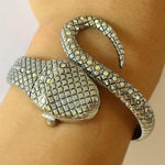 Watches - Bracelet Style Rhinestone Snake Shaped Quartz Watch