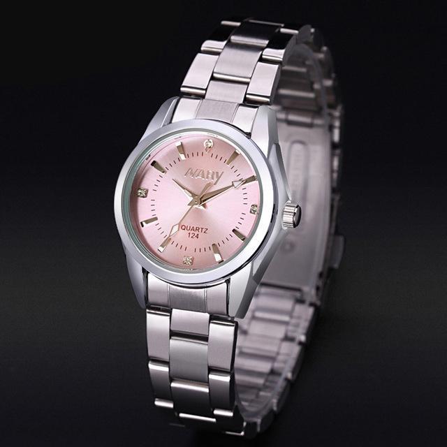 Watches - Classic Ladies Rhinestone Watch