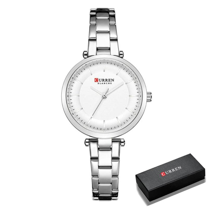 Watches - Classy Stainless Steel Metal Bracelet Quartz Wristwatches