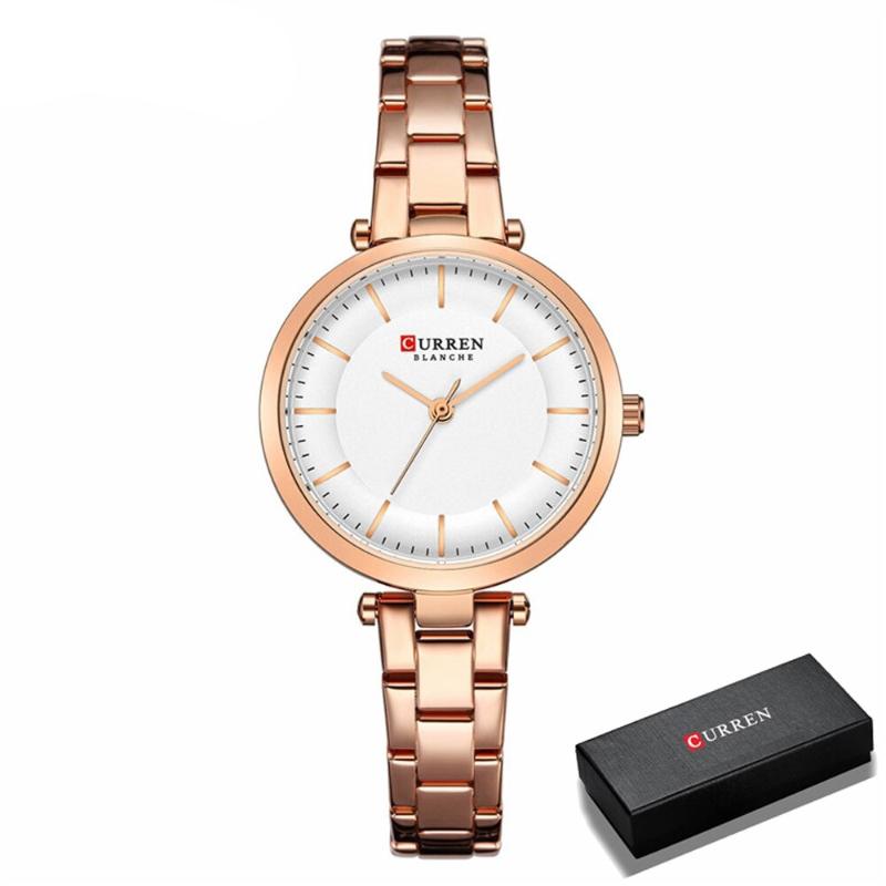 Watches - Classy Stainless Steel Metal Bracelet Quartz Wristwatches