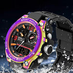 Watches - Cool Sporty Multicolor Electronic Chronograph Digital Watches