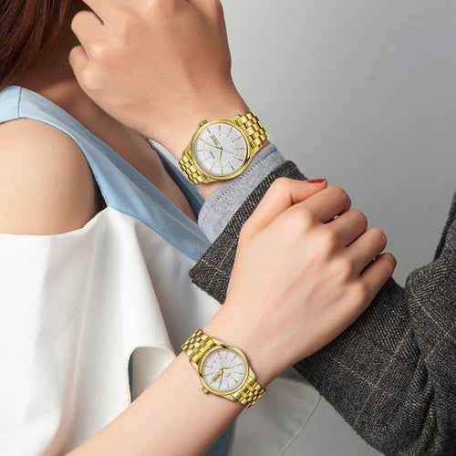 Watches - Couple's Leisure Stainless Steel Quartz Watches