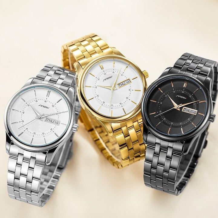 Watches - Couple's Leisure Stainless Steel Quartz Watches