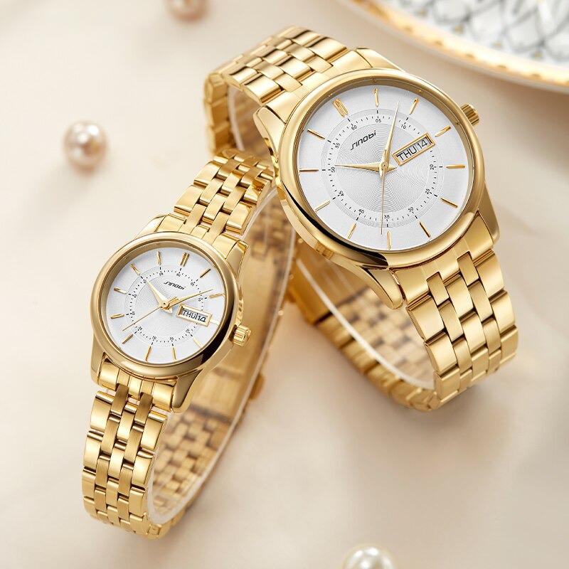 Watches - Couple's Leisure Stainless Steel Quartz Watches