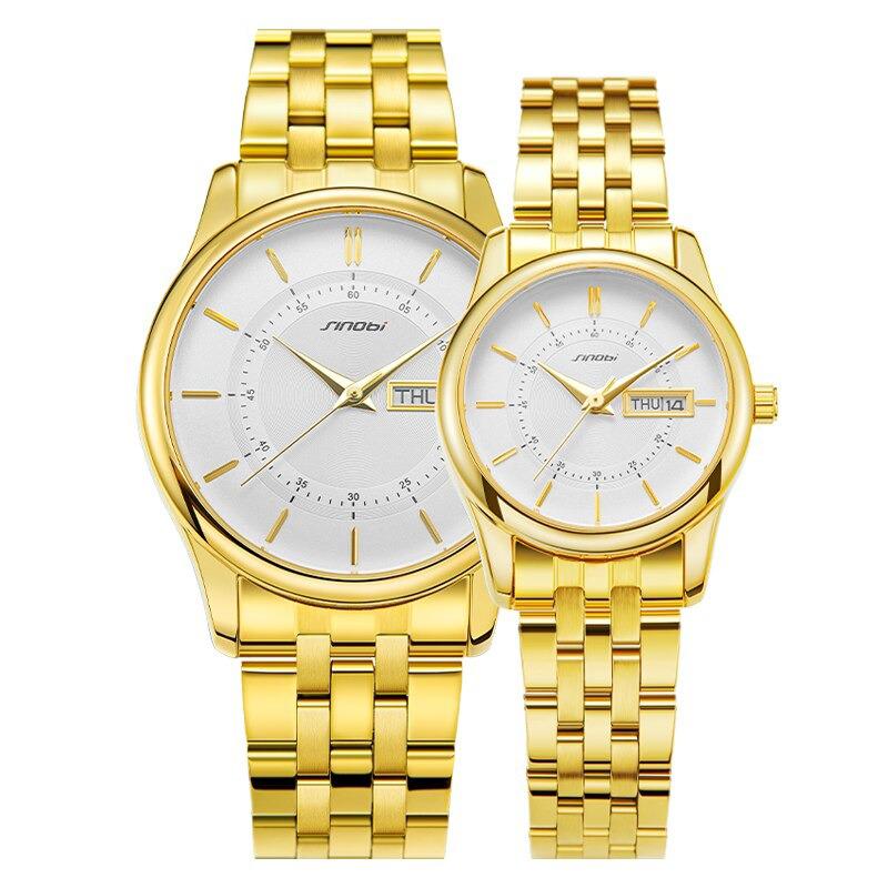 Watches - Couple's Leisure Stainless Steel Quartz Watches