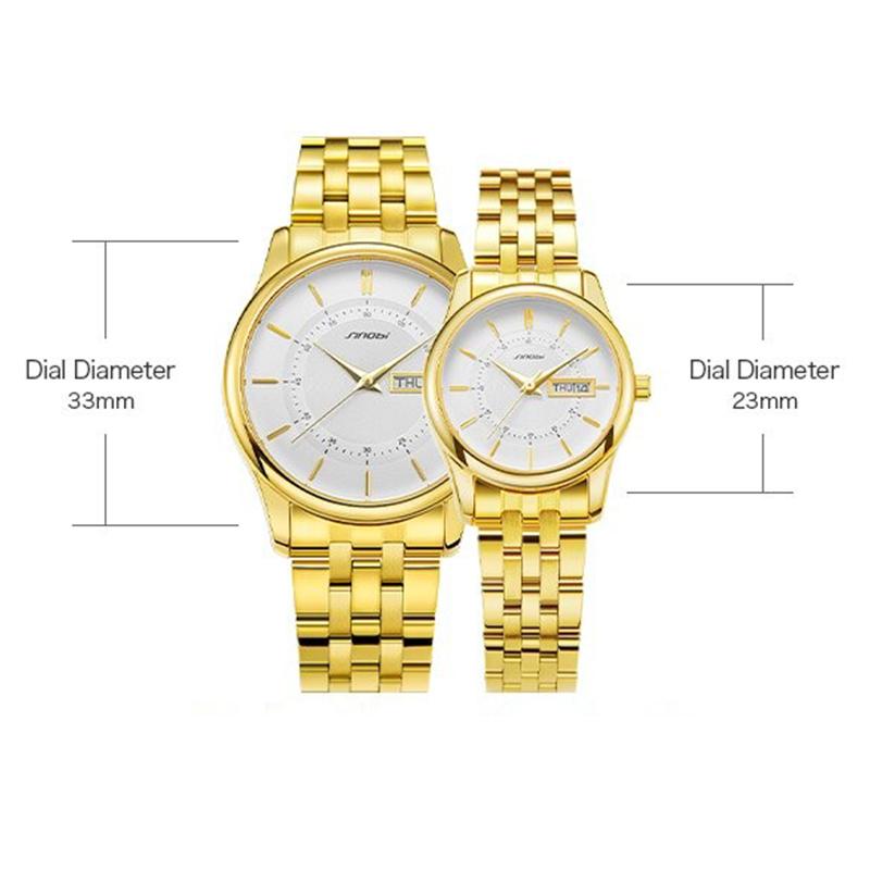 Watches - Couple's Leisure Stainless Steel Quartz Watches