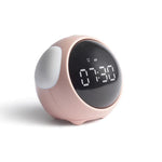 Watches - Cute Expression Interaction Digital Bedside Night Light Alarm Clocks With Voice Control