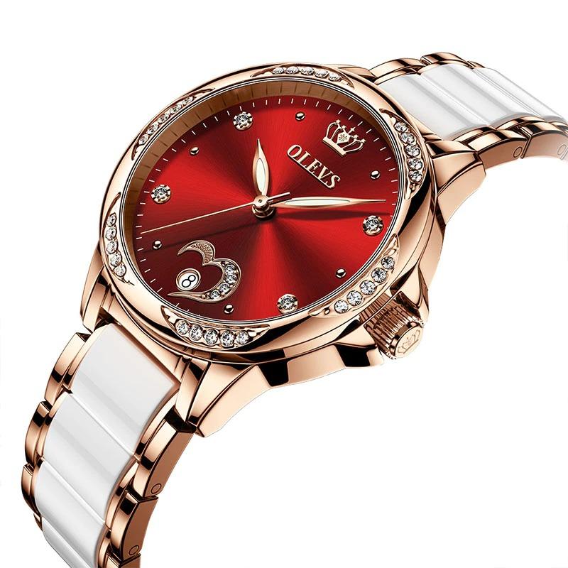 Watches - Dazzling Self-Winding Ceramic Band Luminous Wristwatch