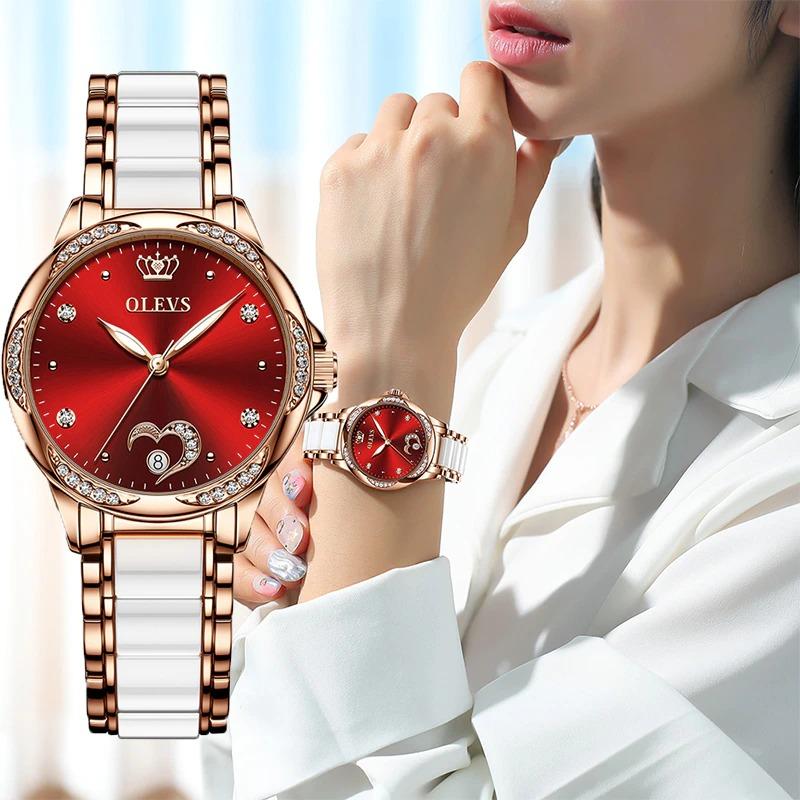 Watches - Dazzling Self-Winding Ceramic Band Luminous Wristwatch