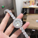 Watches - Deluxe Zircon Filled Roman Numeral Fashion Quartz Wristwatch