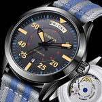 Watches - Exceptional Business Style With Sporty Nylon Strap Automatic Watches