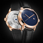 Watches - Exquisite Numberless Dial With Vegan Leather Strap Automatic Watches