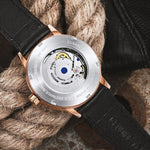 Watches - Exquisite Numberless Dial With Vegan Leather Strap Automatic Watches