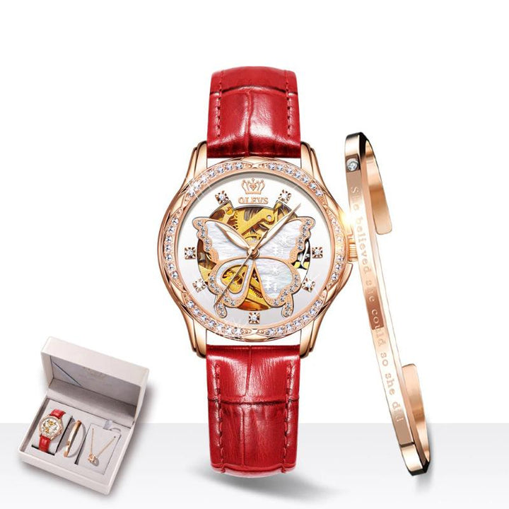 Watches - Fascinating Butterfly Ceramic Bracelet Sports Watch