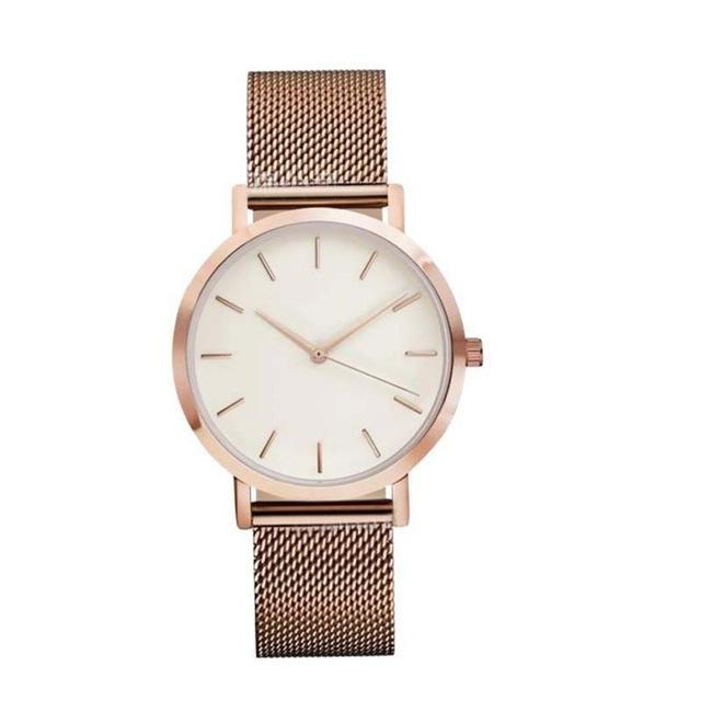 Watches - Fashion Crystal Stainless Steel Quartz Watch For Women