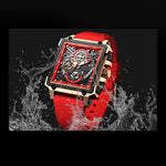 Watches - Fashion Trend Hollow Square Case Leisure Chronograph Quartz Watch