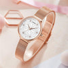 Watches - Geometric Asanoha Dial With Mesh Strap Fashion Quartz Wristwatch