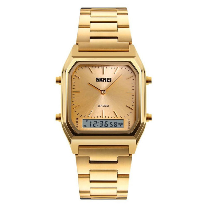 Watches - High Fashion Dual Time Display Wrist Watch