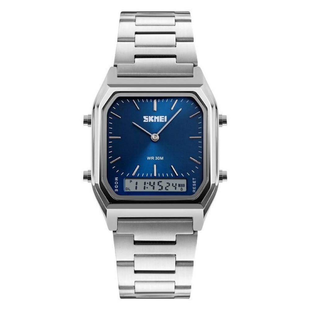 Watches - High Fashion Dual Time Display Wrist Watch