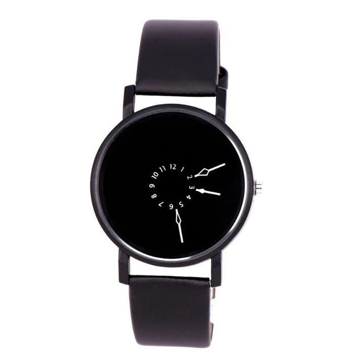 Watches - Lightweight Black And White Fashion Vegan Leather Strap Quartz Watches