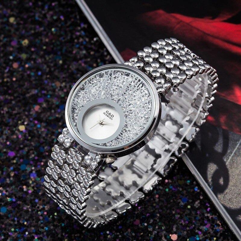 Watches - Luxurious Fashion Bling Rhinestone Filled Quartz Watch