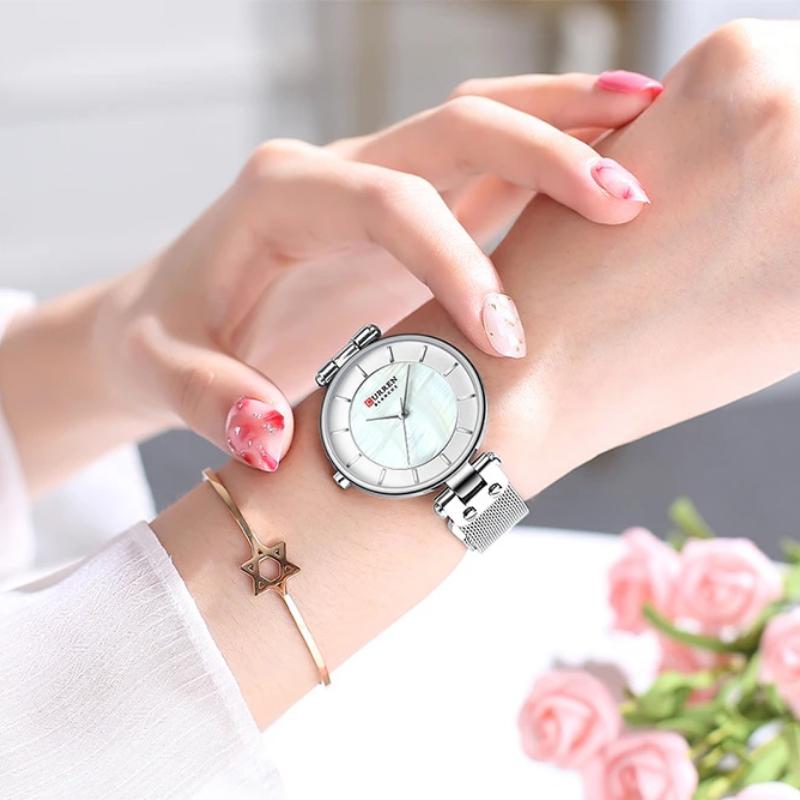 Watches - Luxurious Ultra-thin Fashion With Waterproof Steel Mesh Quartz Watches