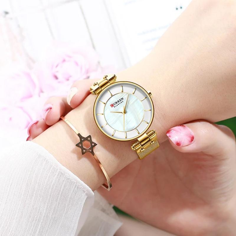 Watches - Luxurious Ultra-thin Fashion With Waterproof Steel Mesh Quartz Watches