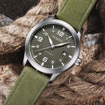Watches - Military Outdoor Sports Large Dial With Vegan Leather Band Automatic Watches