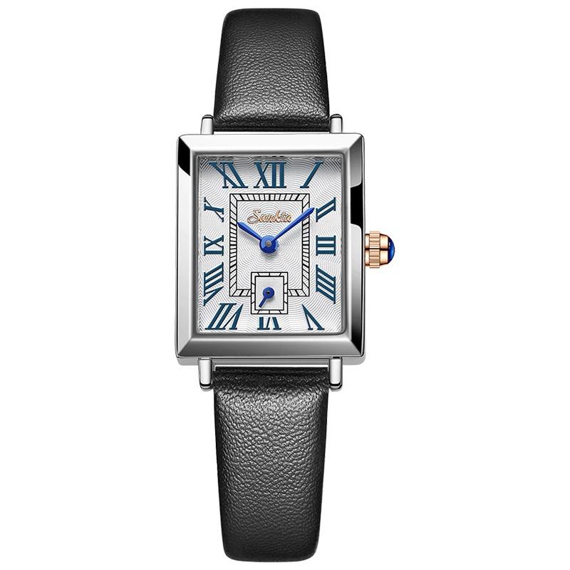 Watches - Minimalist Fashion Square Case Ladies Quartz Watch