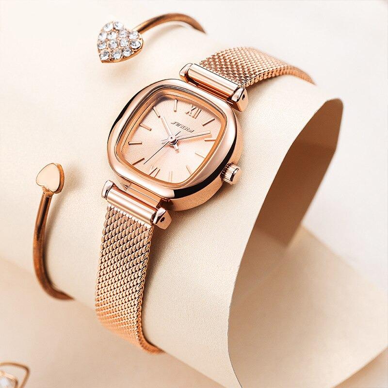 Watches - Modern Chic Square Case Fashion Mesh Band Quartz Watches