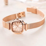 Watches - Modern Chic Square Case Fashion Mesh Band Quartz Watches