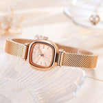 Watches - Modern Chic Square Case Fashion Mesh Band Quartz Watches