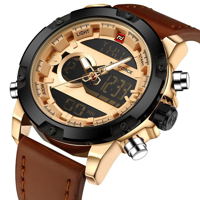 Watches - NAVIFORCE ™ Luxury Men's Dual Display Sports Watch