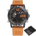 Watches - NAVIFORCE ™ Military Leather Watch