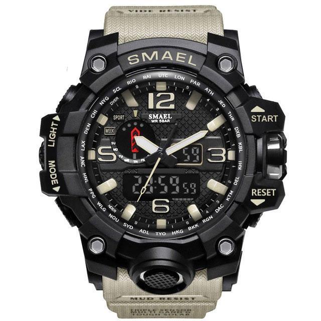 Watches - The Camouflage™ 50M Waterproof Dual Time Military Wristwatch