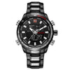 Watches - The Force 2™ Waterproof Analog Digital Stainless Steel Wrist Watch