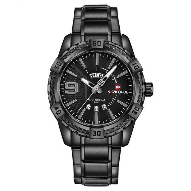 Watches - The Force 3™ Waterproof Quartz Stainless Steel Watch