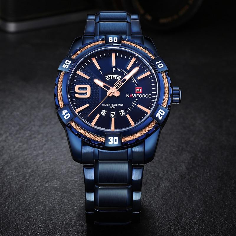 Watches - The Force 3™ Waterproof Quartz Stainless Steel Watch