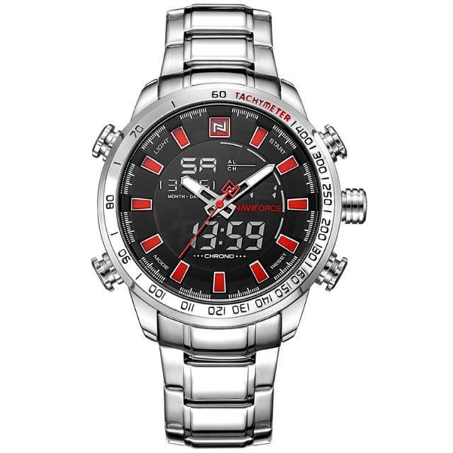 Watches - The Force™ Analog Digital Stainless Watch