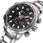 Watches - The Force™ Analog Digital Stainless Watch