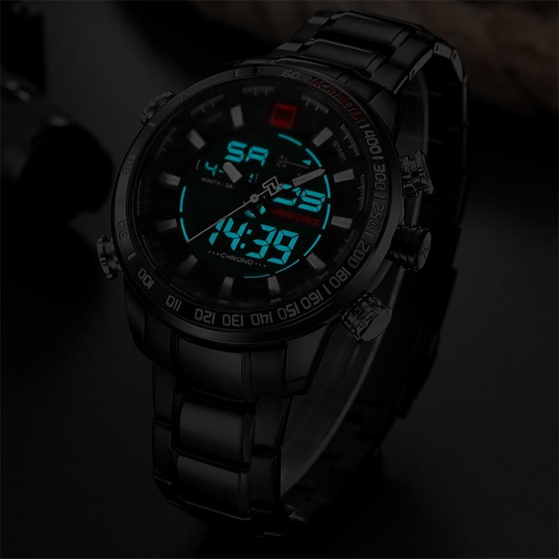 Watches - The Force™ Analog Digital Stainless Watch