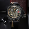 Watches - The Sport™ Waterproof 24 Hour Date Quartz Leather Watch