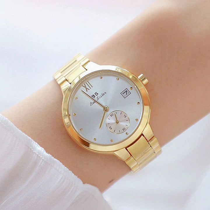 Elegant Minimalist Style Water-resistant Quartz Watch for Women