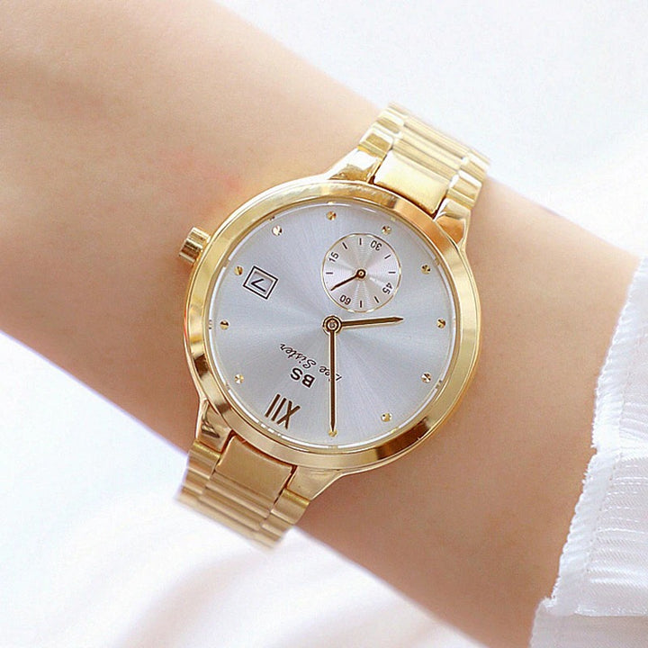 Elegant Minimalist Style Water-resistant Quartz Watch for Women